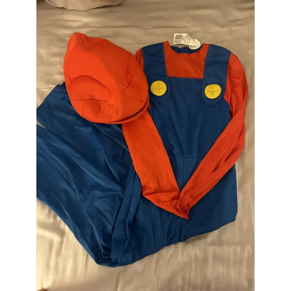 Mario Costume size 8-10